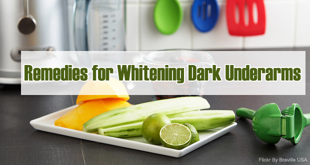 Remedies for Whitening Dark Underarms