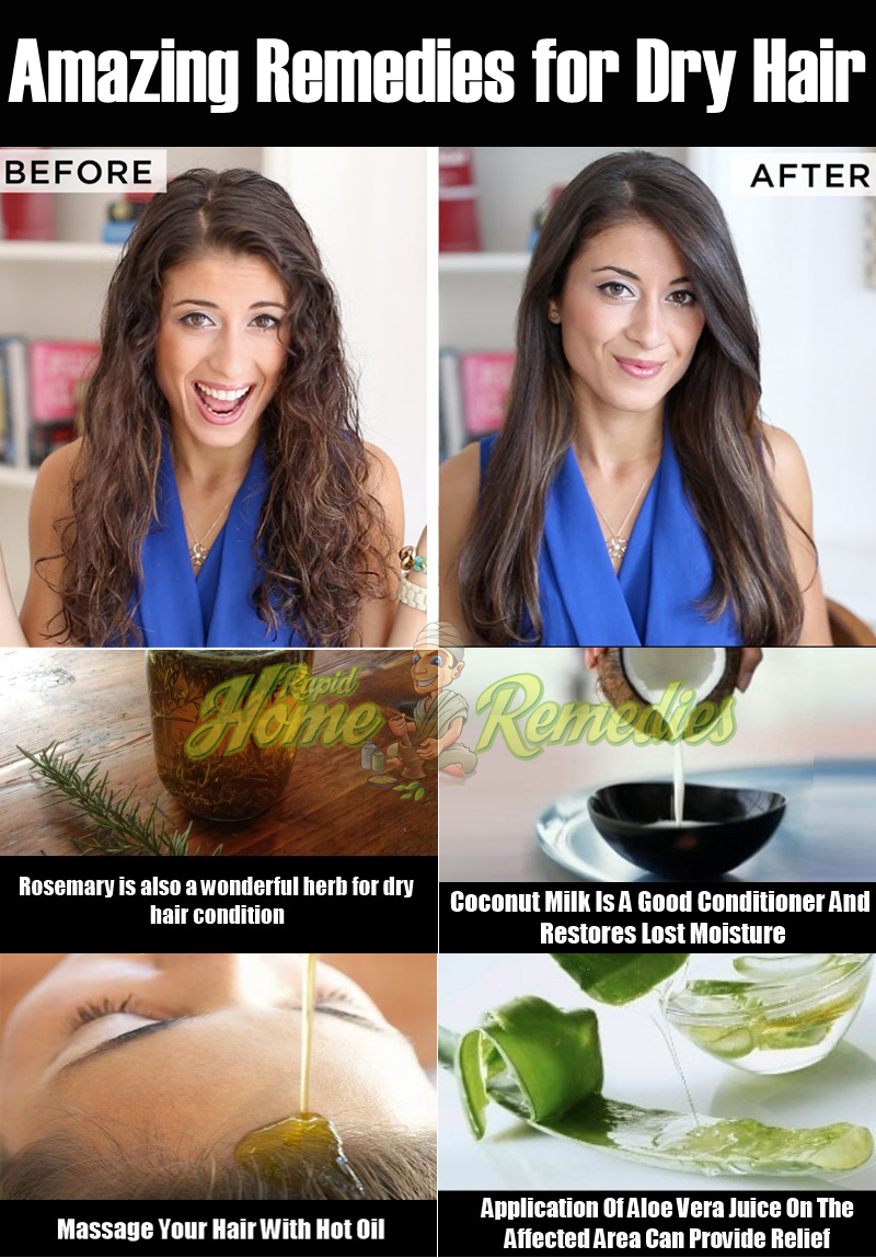 12 Simple Home Remedies for Dry Hair