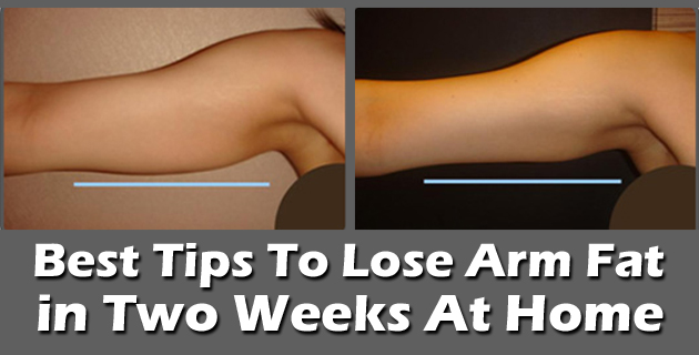 Lose arm fat at home